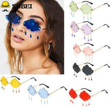 Load image into Gallery viewer, Cloud Sunglasses Vintage Cloud Rimless Tassel Sun Glasses Outdoor Punk Glasses Shades Sunglasse Trending Products 2023