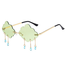 Load image into Gallery viewer, Cloud Sunglasses Vintage Cloud Rimless Tassel Sun Glasses Outdoor Punk Glasses Shades Sunglasse Trending Products 2023