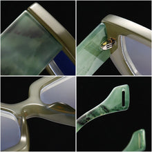 Load image into Gallery viewer, Colorful Square Women Glasses Frame Clear Anti-Blu-Ray Spring Hinge Wide Legs Eyewear Men Optical Polygon Frame