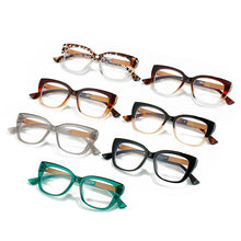 Carica l&#39;immagine nel visualizzatore di Gallery, Montature per occhiali per computer Donna Uomo Occhiali quadrati anti luce blu che bloccano montature per occhiali ottici per donna 