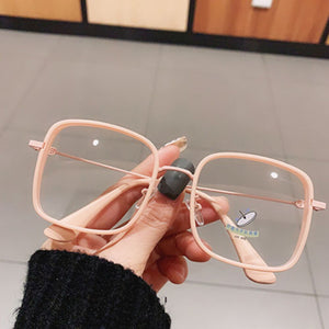 Computer Glasses Frame Women Men Anti Blue Light Square Eyewear Blocking Glasses Optical Spectacle Eyeglass