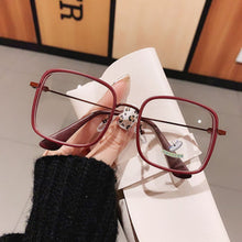 Carica l&#39;immagine nel visualizzatore di Gallery, Computer Glasses Frame Women Men Anti Blue Light Square Eyewear Blocking Glasses Optical Spectacle Eyeglass