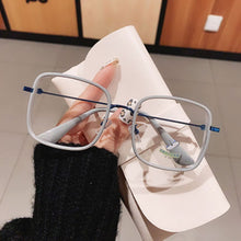 Carica l&#39;immagine nel visualizzatore di Gallery, Computer Glasses Frame Women Men Anti Blue Light Square Eyewear Blocking Glasses Optical Spectacle Eyeglass