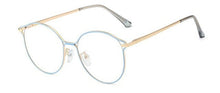 Load image into Gallery viewer, Computer Glasses Frames Women Blue Light Filter Alloy Frame Glasses Men Round Eyewear Optical Spectacle Eyeglass