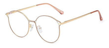 Load image into Gallery viewer, Computer Glasses Frames Women Blue Light Filter Alloy Frame Glasses Men Round Eyewear Optical Spectacle Eyeglass