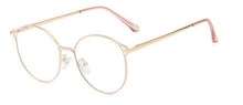 Load image into Gallery viewer, Computer Glasses Frames Women Blue Light Filter Alloy Frame Glasses Men Round Eyewear Optical Spectacle Eyeglass