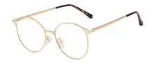 Load image into Gallery viewer, Computer Glasses Frames Women Blue Light Filter Alloy Frame Glasses Men Round Eyewear Optical Spectacle Eyeglass