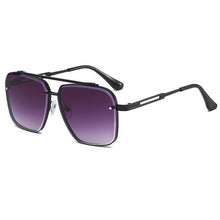 Load image into Gallery viewer, Cool Men Driving Glasses Summer Style Gradient Brown Sunglasses Square Brand Designer For Men Outside Punk Sun Glasses