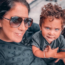 Load image into Gallery viewer, Cool Men Driving Glasses Summer Style Gradient Brown Sunglasses Square Brand Designer For Men Outside Punk Sun Glasses