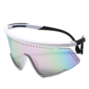 Cool Oversized Mask Shiled Style Sunglasses Sports Windproof Brand Design Sun Glasses Oculos De Sol