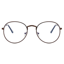 Load image into Gallery viewer, Cool Spectacle Frame Round Spectacle Frame Eyeglasses Decorative Glasses Glasses Accessories Flat Mirror Metal Eyewear