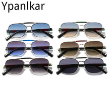 Load image into Gallery viewer, Cool Square Pilot Style Double Beam Sunglasses Men Vintage Gradient Brand Design Sun Glasses Oculos De Sol
