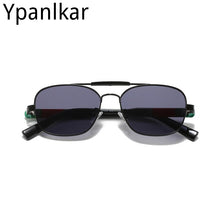 Load image into Gallery viewer, Cool Square Pilot Style Double Beam Sunglasses Men Vintage Gradient Brand Design Sun Glasses Oculos De Sol