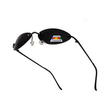 Load image into Gallery viewer, Cool The Matrix Neo Style Polarized Rivets Sunglasses Men Slim Rimless Brand Design Sun Glasses Oculos De Sol