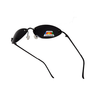 Cool The Matrix Neo Style Polarized Rivets Sunglasses Men Slim Rimless Brand Design Sun Glasses Oculos De Sol