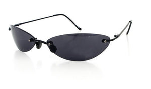 Cool The Matrix Neo Style Polarized Rivets Sunglasses Men Slim Rimless Brand Design Sun Glasses Oculos De Sol