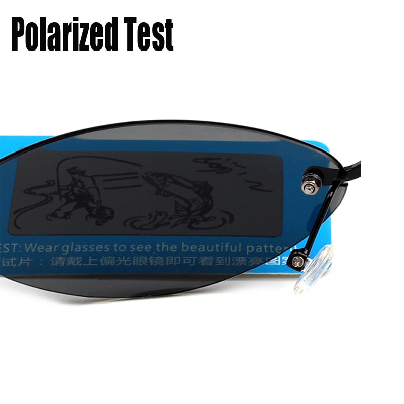 Raffreddare The Matrix Neo Style rivetti polarizzati occhiali da sole da uomo slim senza montatura occhiali da sole di design di marca Oculos De Sol 