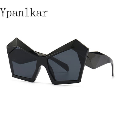 Cool Unique Exaggerated Irregular Shape Sunglasses Women Oversized Vintage ins Brand Design Sun Glasses