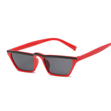 Load image into Gallery viewer, Design Sun Glasses for Women Flat Top Mirror Square Sunglasses Frame Classic Shades Vintage Eyewear Oculos De Sol