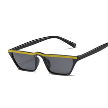 Load image into Gallery viewer, Design Sun Glasses for Women Flat Top Mirror Square Sunglasses Frame Classic Shades Vintage Eyewear Oculos De Sol