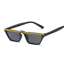 Load image into Gallery viewer, Design Sun Glasses for Women Flat Top Mirror Square Sunglasses Frame Classic Shades Vintage Eyewear Oculos De Sol