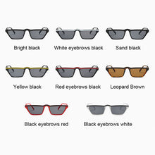 Load image into Gallery viewer, Design Sun Glasses for Women Flat Top Mirror Square Sunglasses Frame Classic Shades Vintage Eyewear Oculos De Sol