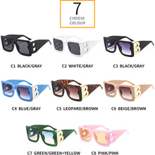 Load image into Gallery viewer, Designer Square Sunglasses For Women Men Retro Oversized Frame  Sun Glasses Ins Trending Shades UV400 Ladies Eyegl
