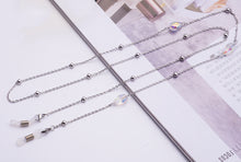 Load image into Gallery viewer, Diamond Glasses Frames For Women  Half Frame Sunglasses Women Rhinestone Eyeglasses Wave Frames Eyewear Decoration