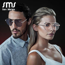 Load image into Gallery viewer, Diamond Pilot Sunglasses Women 2023  Oversized Sunglasses Men Femal Eyewear Vintage Round Glasses Shades UV400