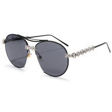 Load image into Gallery viewer, Diamond Pilot Sunglasses Women 2023  Oversized Sunglasses Men Femal Eyewear Vintage Round Glasses Shades UV400