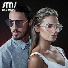 Load image into Gallery viewer, Diamond Pilot Sunglasses Women 2023  Oversized Sunglasses Men Femal Eyewear Vintage Round Glasses Shades UV400