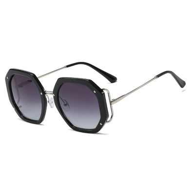 Diamond Sunglasses Trend All-Match UV400 Comfortable Big Frame Sunglasses