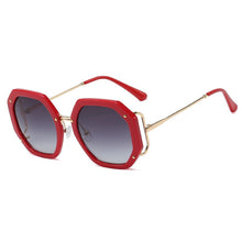 Carica l&#39;immagine nel visualizzatore di Gallery, Diamond Sunglasses Trend All-Match UV400 Comfortable Big Frame Sunglasses