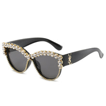 Load image into Gallery viewer, Diamond Women Sunglasses Crystal Shades Cat Eye Female Eyewear Handmade Ladies Girls Sun Glasses Gafas Oculos Feminino