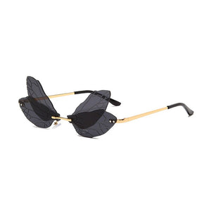 Dragonfly Wings Sunglasses Women Double Lens Spectacles Party Prom Styling Glasses Gafas De Sol