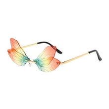 Load image into Gallery viewer, Dragonfly Wings Sunglasses Women Double Lens Spectacles Party Prom Styling Glasses Gafas De Sol
