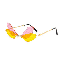 Load image into Gallery viewer, Dragonfly Wings Sunglasses Women Double Lens Spectacles Party Prom Styling Glasses Gafas De Sol