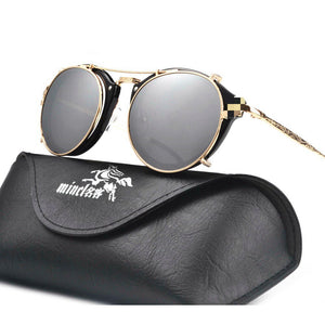 Eyeglasses Frame  Clip On Glasses 2 In 1 Women Men Driving Clip On Sunglasses Magnet Myopia Glasses Frame  FML