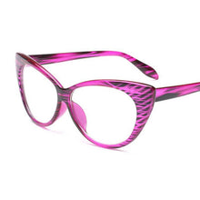 Load image into Gallery viewer, Eyewear Frames Women Shiny Black Cat Eye Glasses Frame Brand Designer Vintage Spectacles Optical Glasses Without Diopter