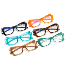 Carica l&#39;immagine nel visualizzatore di Gallery, Eyewear Rectangle Eyeglasses Women Men Square Glasses Frames Spectacle Cat Eye Optical Frame