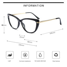 Load image into Gallery viewer, Female Frame Optical Eyeglasses Full Rim Women Prescription Glasses Frame Woman Colorful Spectacles Designer Brand