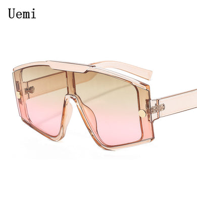 Female Square Sunglasses For Women  Siamese Oversized Frame Vintage Shades Sun Glasses  Brand Design Eyewear UV400