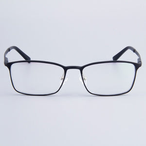 Full-Rim Eyeglasses Frame Brand Designer Business Men Frame Hydronalium Glasses With Spring Hinge On Legs GF521