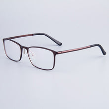Load image into Gallery viewer, Full-Rim Eyeglasses Frame Brand Designer Business Men Frame Hydronalium Glasses With Spring Hinge On Legs GF521