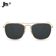 Load image into Gallery viewer, Glass Lenses Men Women Square Sunglasses Brand Designer Metal Frame UV400