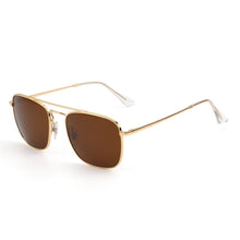 Load image into Gallery viewer, Glass Lenses Men Women Square Sunglasses Brand Designer Metal Frame UV400