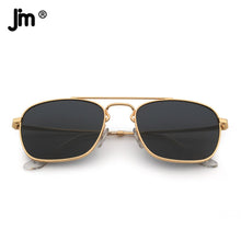 Load image into Gallery viewer, Glass Lenses Men Women Square Sunglasses Brand Designer Metal Frame UV400