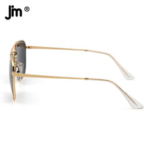 Load image into Gallery viewer, Glass Lenses Men Women Square Sunglasses Brand Designer Metal Frame UV400