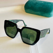 Carica l&#39;immagine nel visualizzatore di Gallery, Glasses 2023 Summer Shield Acetate Sunglasses Women Square Sunglasses Shades For Women Green Brand Designer Sunglasses