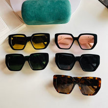 Carica l&#39;immagine nel visualizzatore di Gallery, Glasses 2023 Summer Shield Acetate Sunglasses Women Square Sunglasses Shades For Women Green Brand Designer Sunglasses